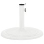 Base de sombrilla de hierro fundido blanco 45x45x30 cm en Bases para sombrillas | Comprar online en Foru.es