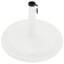 Base de sombrilla de hierro fundido blanco 45x45x30 cm en Bases para sombrillas | Comprar online en Foru.es