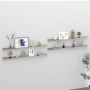 Estantes de pared 4 unidades gris hormigón 115x9x3 cm de vidaXL, Estantes y estanterías - Ref: Foro24-326708, Precio: 38,14 €...