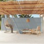Toldo lateral retráctil de jardín gris 180x600 cm en Sombrillas | Comprar online en Foru.es