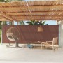 Toldo lateral retráctil de jardín marrón 180x600 cm en Sombrillas | Comprar online en Foru.es