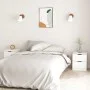 Mesitas de noche 2 uds madera de ingeniería blanco 40x40x50 cm de vidaXL, Mesitas de noche - Ref: Foro24-326724, Precio: 104,...