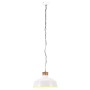 Lámpara colgante industrial 58 cm blanca E27 de vidaXL, Lámparas - Ref: Foro24-320832, Precio: 73,08 €, Descuento: %