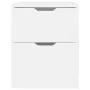 Nightstands 2 pcs engineered wood white 40x40x50 cm by vidaXL, Nightstands - Ref: Foro24-326724, Price: 104,44 €, Discount: %