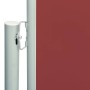 Toldo lateral retráctil de jardín rojo 200x600 cm en Sombrillas | Comprar online en Foru.es