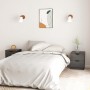 Mesitas noche 2 uds madera ingeniería gris 40x40x50 cm de vidaXL, Mesitas de noche - Ref: Foro24-326728, Precio: 125,05 €, De...