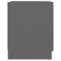 Mesitas noche 2 uds madera ingeniería gris 40x40x50 cm de vidaXL, Mesitas de noche - Ref: Foro24-326728, Precio: 125,05 €, De...