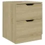 Nachttisch aus Sonoma-Eichenholzwerkstoff, 40 x 40 x 50 cm von vidaXL, Nachttische - Ref: Foro24-326729, Preis: 67,35 €, Raba...