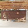 Toldo lateral retráctil de jardín marrón 200x600 cm en Sombrillas | Comprar online en Foru.es