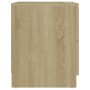 Mesitas noche 2 uds madera ingeniería roble Sonoma 40x40x50 cm de vidaXL, Mesitas de noche - Ref: Foro24-326730, Precio: 115,...