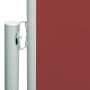 Toldo lateral retráctil para patio rojo 220x600 cm en Sombrillas | Comprar online en Foru.es