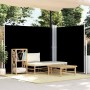 Toldo lateral retráctil negro 180x600 cm en Sombrillas | Comprar online en Foru.es