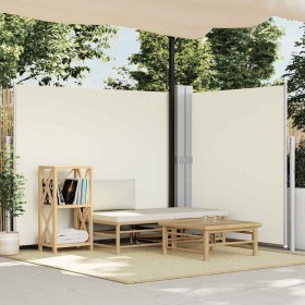 Toldo lateral retráctil color crema 180x600 cm en Sombrillas | Comprar online en Foru.es
