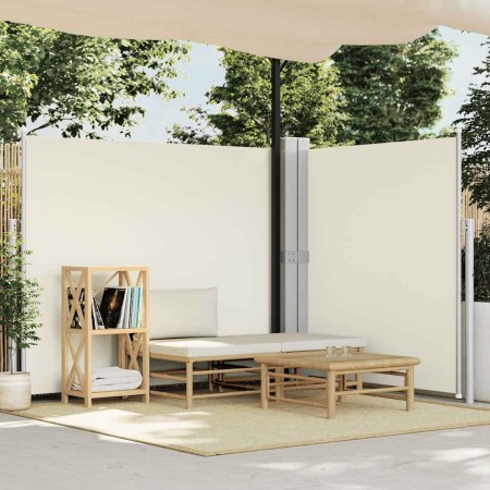 Toldo lateral retráctil color crema 180x600 cm en Sombrillas | Comprar online en Foru.es