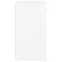 Banco zapatero de madera contrachapada blanco 94,5x31x57 cm de vidaXL, Zapateros y organizadores de calzado - Ref: Foro24-326...