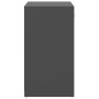Banco zapatero de madera de ingeniería gris 94,5x31x57 cm de vidaXL, Zapateros y organizadores de calzado - Ref: Foro24-32674...