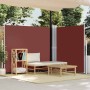 Toldo lateral retráctil marrón 180x600 cm en Sombrillas | Comprar online en Foru.es