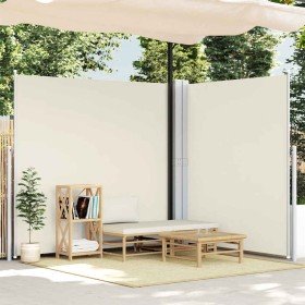 Toldo lateral retráctil crema 200x600 cm en Sombrillas | Comprar online en Foru.es
