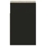 Banco zapatero con cojín madera ingeniería negro 104x30x49 cm de vidaXL, Zapateros y organizadores de calzado - Ref: Foro24-3...