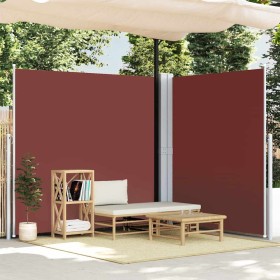 Toldo lateral retráctil marrón 200x600 cm en Sombrillas | Comprar online en Foru.es