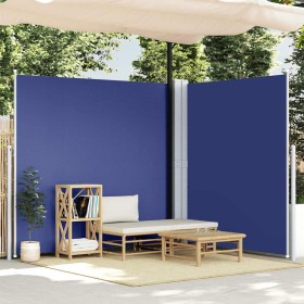 Toldo lateral retráctil azul 200x600 cm en Sombrillas | Comprar online en Foru.es