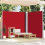 Toldo lateral retráctil rojo 200x600 cm en Sombrillas | Comprar online en Foru.es