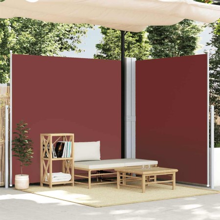 Toldo lateral retráctil marrón 220x600 cm en Sombrillas | Comprar online en Foru.es