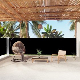 Toldo lateral retráctil negro 160x1000 cm en Sombrillas | Comprar online en Foru.es