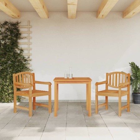 Juego de comedor para jardín 3 pzas madera maciza de teca de vidaXL, Conjuntos de jardín - Ref: Foro24-3157923, Precio: 435,0...