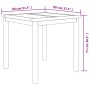 Juego de comedor para jardín 3 pzas madera maciza de teca de vidaXL, Conjuntos de jardín - Ref: Foro24-3157923, Precio: 435,0...