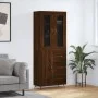 Tall brown oak plywood sideboard 69.5x34x180 cm by vidaXL, Sideboards - Ref: Foro24-3198448, Price: 176,28 €, Discount: %