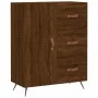 Tall brown oak plywood sideboard 69.5x34x180 cm by vidaXL, Sideboards - Ref: Foro24-3198448, Price: 176,28 €, Discount: %