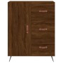 Aparador alto madera contrachapada marrón roble 69,5x34x180 cm de vidaXL, Aparadores - Ref: Foro24-3198448, Precio: 178,56 €,...