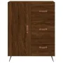 Tall brown oak plywood sideboard 69.5x34x180 cm by vidaXL, Sideboards - Ref: Foro24-3198448, Price: 176,28 €, Discount: %