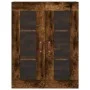 Aparador alto madera contrachapada roble ahumado 69,5x34x180 cm by vidaXL, Sideboards - Ref: Foro24-3198446, Price: 156,10 €,...