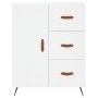 Aparador alto madera contrachapada blanco 69,5x34x180 cm de vidaXL, Aparadores - Ref: Foro24-3198441, Precio: 171,40 €, Descu...