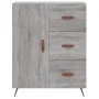 High sideboard sonoma gray plywood 69.5x34x180 cm by vidaXL, Sideboards - Ref: Foro24-3198447, Price: 171,69 €, Discount: %