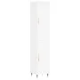 Tall white plywood sideboard 34.5x34x180 cm by vidaXL, Sideboards - Ref: Foro24-3198769, Price: 98,41 €, Discount: %