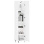 Tall white plywood sideboard 34.5x34x180 cm by vidaXL, Sideboards - Ref: Foro24-3198769, Price: 98,41 €, Discount: %