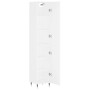 Aparador alto madera contrachapada blanco 34,5x34x180 cm de vidaXL, Aparadores - Ref: Foro24-3198769, Precio: 99,33 €, Descue...