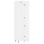 Tall white plywood sideboard 34.5x34x180 cm by vidaXL, Sideboards - Ref: Foro24-3198769, Price: 98,41 €, Discount: %