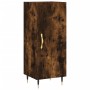 Aparador de madera contrachapada roble ahumado 34,5x34x180 cm de vidaXL, Aparadores - Ref: Foro24-3198774, Precio: 97,83 €, D...