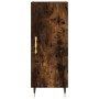 Aparador de madera contrachapada roble ahumado 34,5x34x180 cm de vidaXL, Aparadores - Ref: Foro24-3198774, Precio: 97,83 €, D...