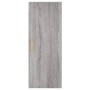 Aparador alto madera contrachapada gris Sonoma 34,5x34x180 cm de vidaXL, Aparadores - Ref: Foro24-3198783, Precio: 90,62 €, D...