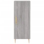Aparador alto madera contrachapada gris Sonoma 34,5x34x180 cm de vidaXL, Aparadores - Ref: Foro24-3198783, Precio: 90,62 €, D...