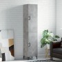 Aparador de madera contrachapada gris hormigón 34,5x34x180 cm de vidaXL, Aparadores - Ref: Foro24-3198789, Precio: 98,53 €, D...