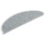 Alfombrilla autoadhesiva escalera sisal 15 uds azul 56x17x3 cm de vidaXL, Alfombrillas para escalones - Ref: Foro24-326862, P...