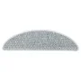 Alfombrilla autoadhesiva escalera sisal 15 uds azul 56x17x3 cm de vidaXL, Alfombrillas para escalones - Ref: Foro24-326862, P...