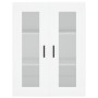 Aparador alto madera contrachapada blanco 69,5x34x180 cm de vidaXL, Aparadores - Ref: Foro24-3198465, Precio: 183,44 €, Descu...