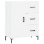 Aparador alto madera contrachapada blanco 69,5x34x180 cm de vidaXL, Aparadores - Ref: Foro24-3198465, Precio: 183,44 €, Descu...